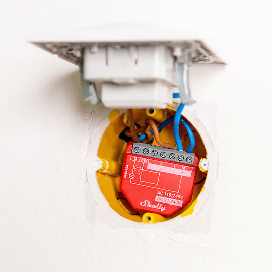 Shelly Zwischenschalter Wi-Fi Bluetooth ZigBee 16A Mit Neutral 2 Stück