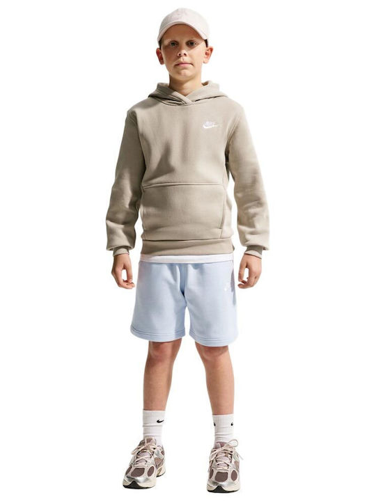 Спортен Детски Шорт/Бермуда Sportswear Club French Terry Светлосин
