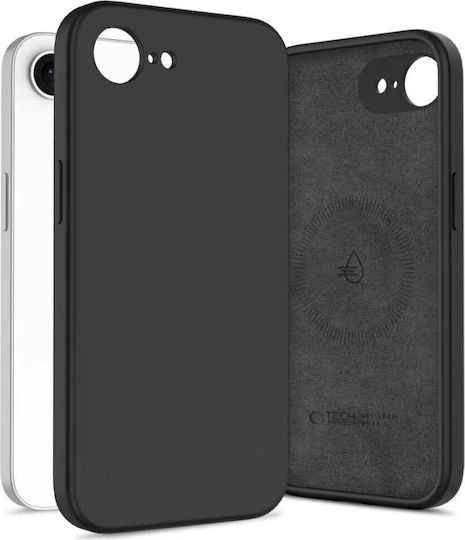 Tech-Protect Back Cover Σιλικόνης Μαύρο (iPhone 17e / 16e)