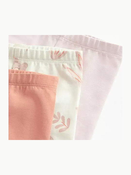Set Kids Leggings Cycling Short Salmon