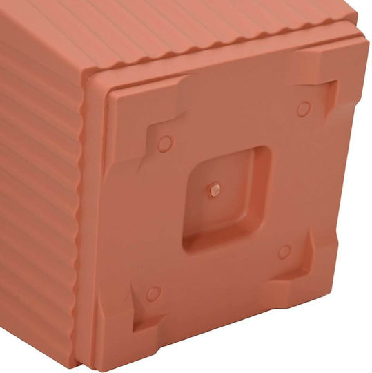 vidaXL Σετ 24 Γλάστρες Πλαστικές Κεραμιδί 38x30εκ.