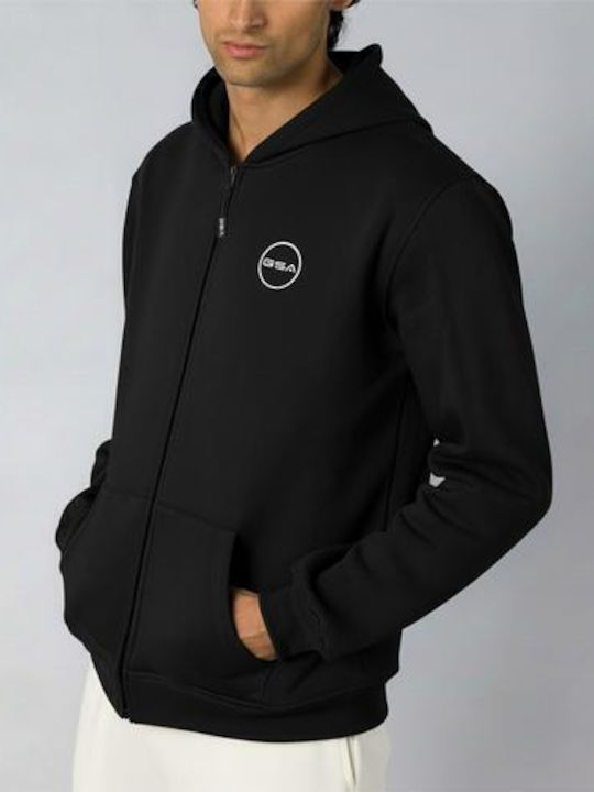 Cardigan With Hood Black GA12503-BlackBLACK