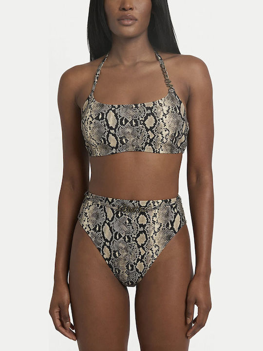 Bikini Slip Ψηλόμεσο Black Mlt