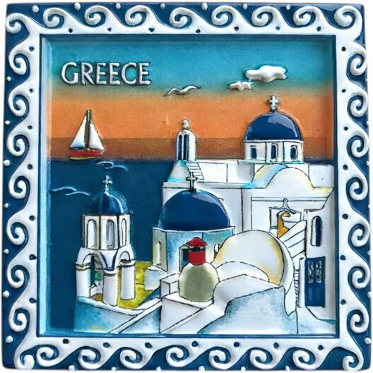 Tουριστικό Μαγνητάκι Souvenir Σετ 12pcs Greece 678507