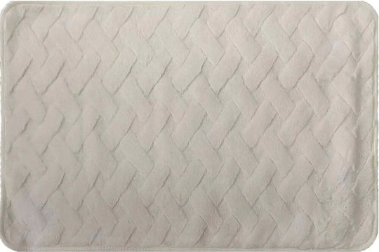 Πατάκι Μπάνιου Mat Lines Cream 45x70εκ.
