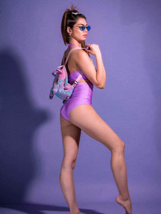 Purple Shorts for Pole Dance
