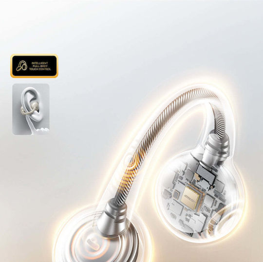 Joyroom JR-OE3 In-Ear Bluetooth-Freisprecheinrichtung Kopfhörer mit Schweißresistenz und Ladeetui Weiß