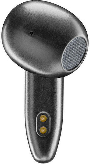 Cellular Line Clip Pro Ohrstöpsel Bluetooth-Freisprecheinrichtung Kopfhörer Revers mit Ladeetui Schwarz