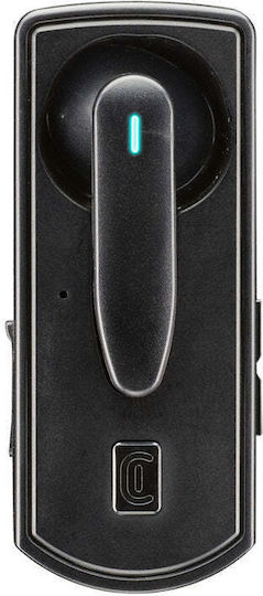 Cellular Line Clip Pro Ohrstöpsel Bluetooth-Freisprecheinrichtung Kopfhörer Revers mit Ladeetui Schwarz