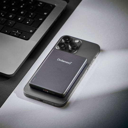 Intenso Mw MagSafe Power Bank 5000mAh 50W With USB-C Output Port Grey