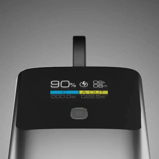 SBS Power Bank 10000mAh 20W cu Port USB-A și Port USB-C Livrarea energiei Gri