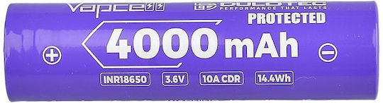 Vapcell Dulotec 18650 4000mah 10a Батерия B1840p С Повдигнат Плюс Защита