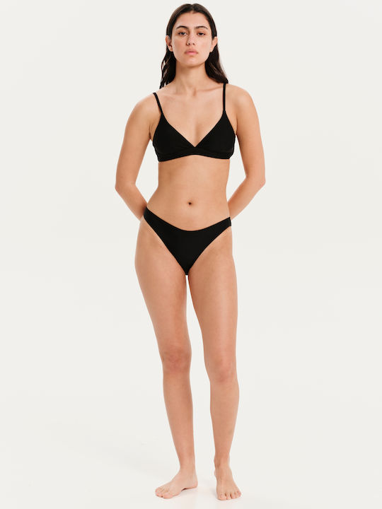 Set Bikini με Αφαιρούμενη Ενίσχυση Μαύρο
