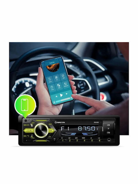 Manta Ηχοσύστημα Αυτοκινήτου 1DIN (Bluetooth/USB)