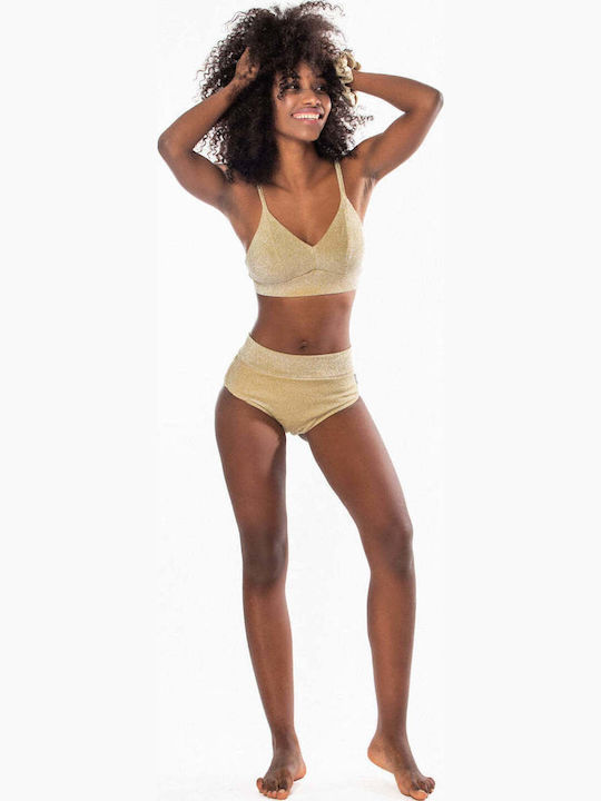 Gold Bralette for Pole Dance