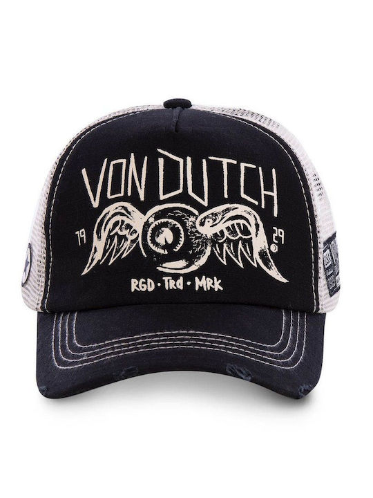 Flying Eye Trucker Black White Von Dutch