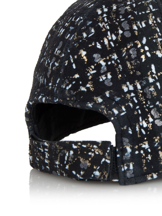Leather Jockey Cap Mavrudis Mrdline 4910119 Black Print Unisex