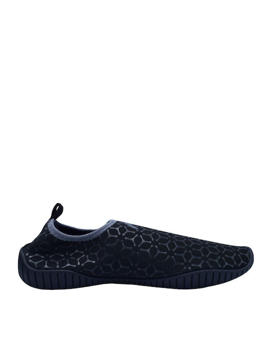 Unisex Beach Shoes Runners Elastic Fabric Gel Black
