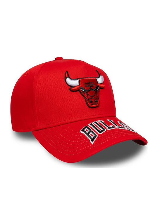 New Era Eframe Visor Hit Chicago Bulls Kappen Rot