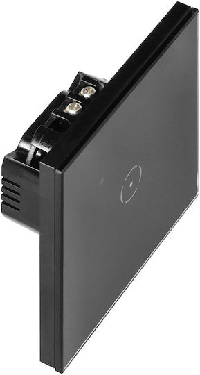 Orno Единичен Вграден Прекъсвач Wi-Fi Tuya Smart Home Черен