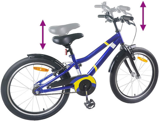 vidaXL 20" Παιδικό Mountain Bike Μπλε