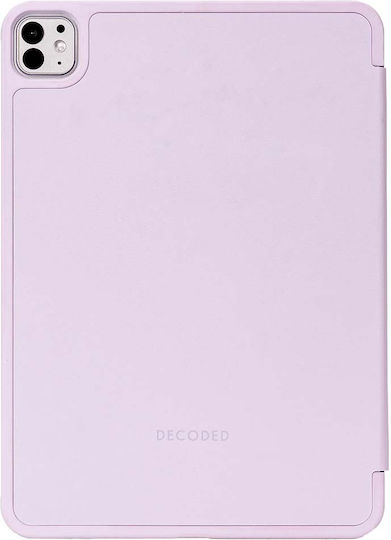 Husă Decoded Ipad 13 M4 M5 Pliabilă Stand Subțire Design Texturat Lavandă