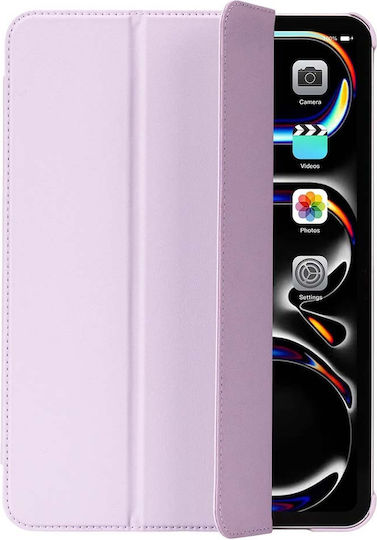 Husă Decoded Ipad 13 M4 M5 Pliabilă Stand Subțire Design Texturat Lavandă