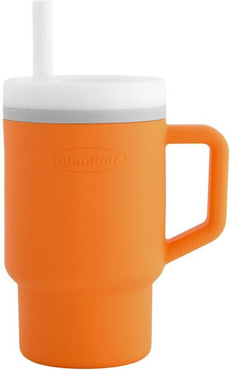Infantino Toddler Cup with Handle and Straw Made of Silicone 260ml