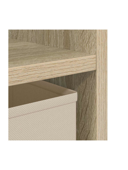 Nachttisch Holz Braun 30.5x27x59.5cm
