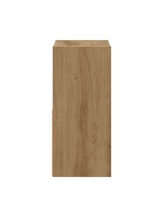 Nachttische Holz Braun 2 Stück 25.5x22x49.5cm