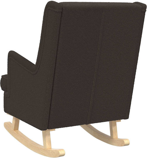 Rocking Armchair Black 62x80x85cm