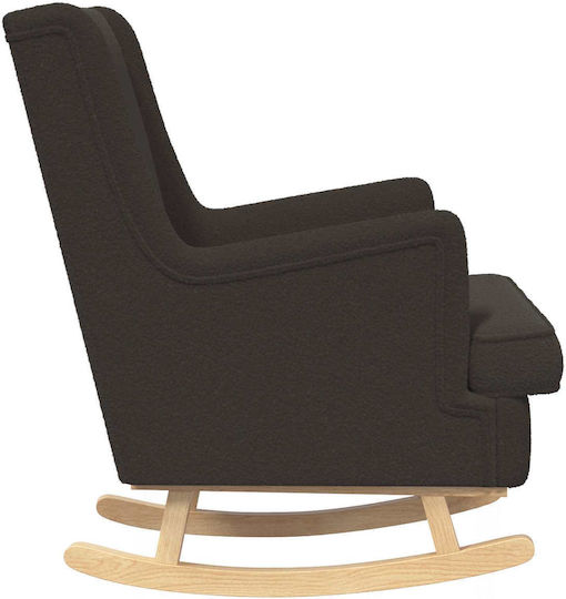 Rocking Armchair Black 62x80x85cm