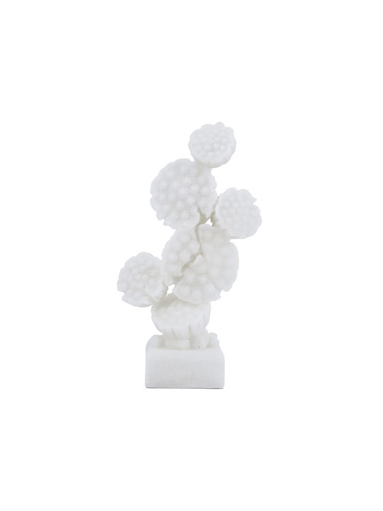 Artekko Koralle Weiß Tischdekoration Koralle Polyresin 17x9.5x30.5 cm