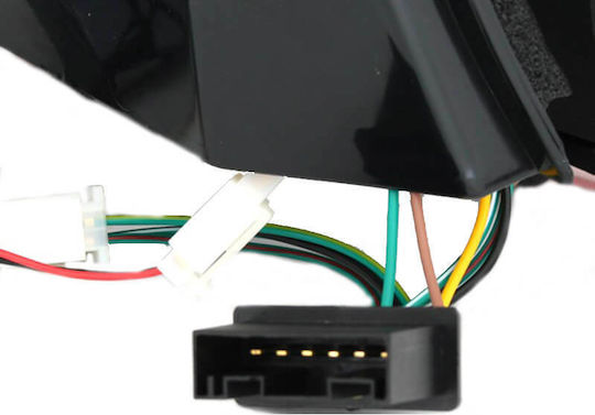 Πισινά Φανάρια Set Bmw 3 E46 Sedan 98-01 Led Κόκκινο Smoke Eagle Eyes