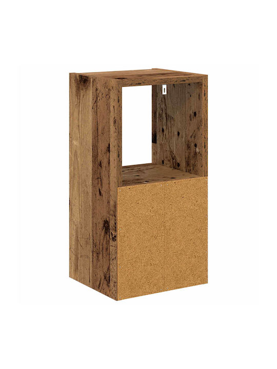 Wooden Brown Bedside Table 25.5x22x49.5cm