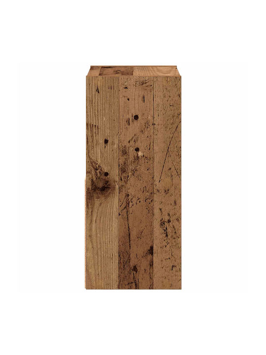 Wooden Brown Bedside Table 25.5x22x49.5cm