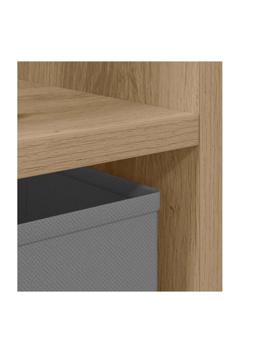Nachttische Holz Braun 2Stücke 30.5x27x59.5cm