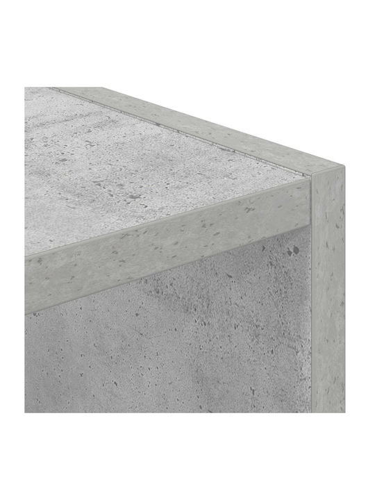 Nachttisch Holz Grau 35x32x68.5cm