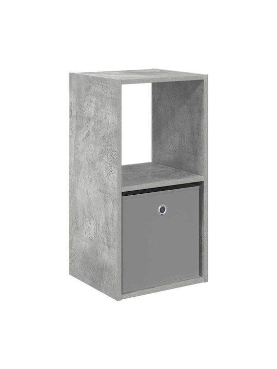 Nachttisch Holz Grau 35x32x68.5cm