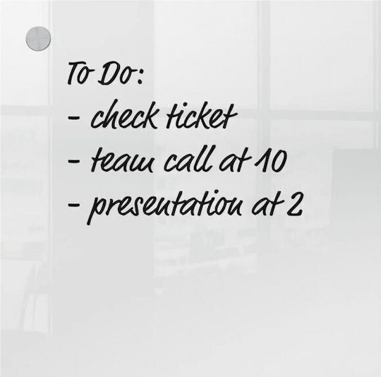 Small Dry Erase Board From Transparent Acrylic Wall Mounting 450 X 450 Mm