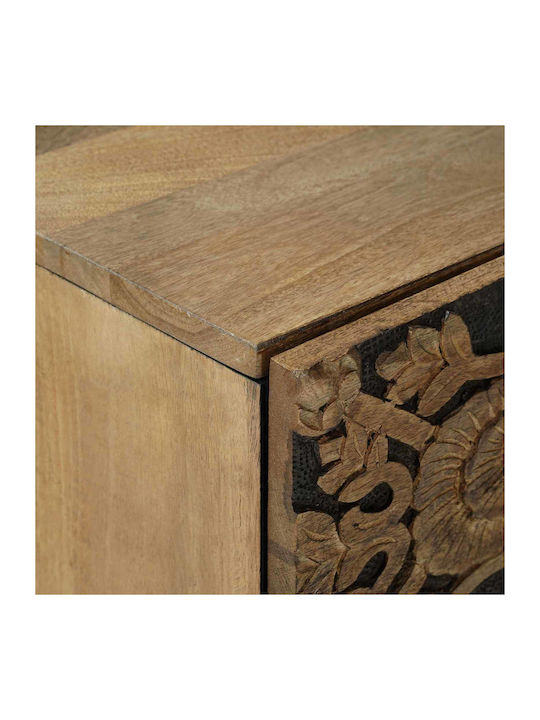 Sideboard aus Holz & Metall mit Schubladen Braune 40x33.5x75cm