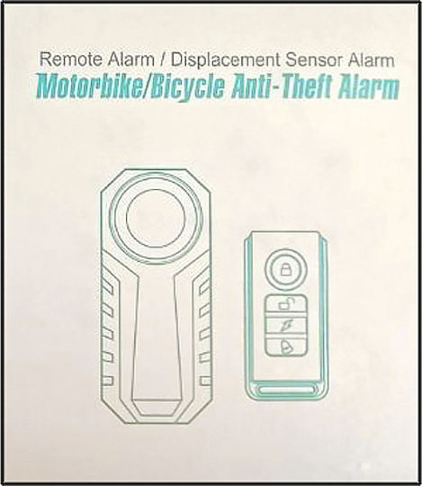 Motorcycle Alarm DR-003 Motorcycle Bicycle Alarm with Remote Control