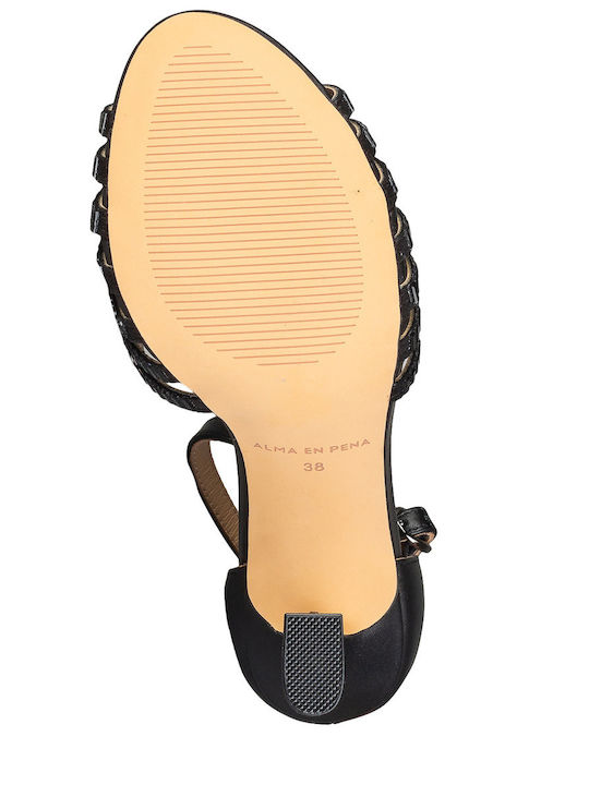 Damen Sandalen Schwarze