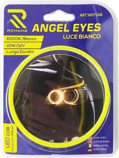 Car Headlight Angel Eyes Rings 12V White Color 1pcs