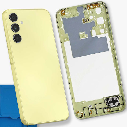 Samsung Междураменна рамка Жълт за Galaxy A15