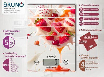 Bruno Digitale Küchenwaage bis 5kg
