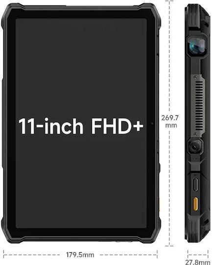 Ulefone Armor Pad 5 Ultra 5G 11" Tablet (12GB/512GB) Μαύρο