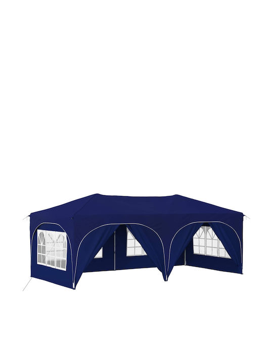 vidaXL Garten Gazebo Blau 5,75x2,88m