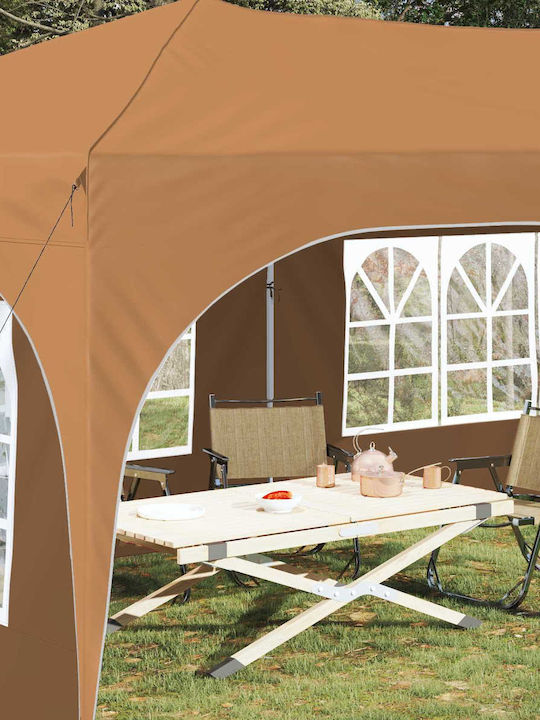 vidaXL Beige Garden Gazebo 5.75x2.88m