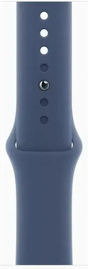 Apple Ceas Seria 10 Cellular Aluminiu 46mm Waterproof cu eSIM și Pulsometru (Sport Albastru Denim - S/M)